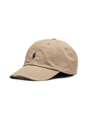 Cappello in twill di cotone beige RALPH LAUREN | 710548524013TAN